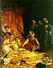 Elizabeth Paintings - The Death of Elizabeth by Paul Delaroche
